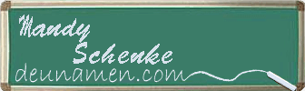 Mandy Schenke Visitenkarte